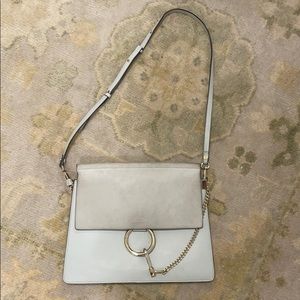 Chloe Faye Medium Airy Grey 100% authentic